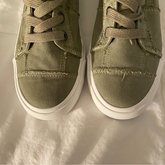 Blowfish Olive Canvas Sneakers - Picture 3 of 12